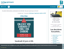 Tablet Screenshot of jolimont.ecollege.haute-garonne.fr