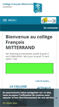 Mobile Screenshot of francois-mitterrand.ecollege.haute-garonne.fr