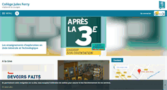 Desktop Screenshot of jules-ferry.ecollege.haute-garonne.fr