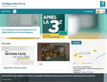 Tablet Screenshot of jules-ferry.ecollege.haute-garonne.fr