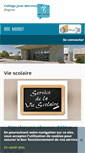 Mobile Screenshot of jean-mermoz.ecollege.haute-garonne.fr